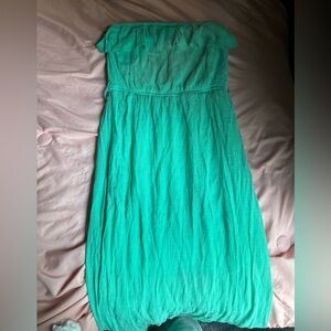 Trick Green Maxi Dress • Size Medium